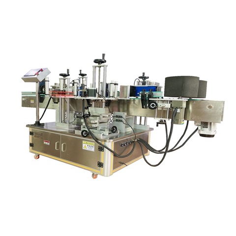 Makineri prej kallaji mund të etiketojë ngjitësin e lagur Makinë me etiketë të letrës me shishe të rrumbullakëta 