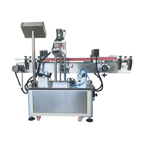 Makinë automatike e etiketimit të ngjitjes së shisheve të rrumbullakëta automatike të ngjitësit të nxehtë 