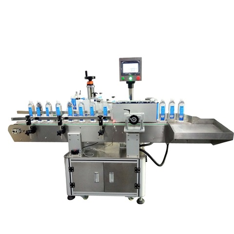Makinë automatike për etiketimin e ngjitëseve me shishe të rrumbullakëta 