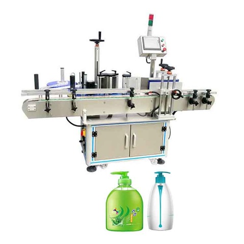 Kontrolli i PLC Makineri për etiketimin e ngjitëseve të shisheve ovale me ujë mineral plastik me cilësi të lartë 