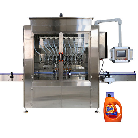 Pastrimi automatik Pastruesi i ujit me ujë tretës Mbushja e gravitetit me mbushje të lëngjeve Etiketimi i paketimit Makineria e paketimit 