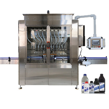 Makinë automatike për mbushjen e shisheve të lëngshme inline Volumetrike me Kontrollin Siemens 