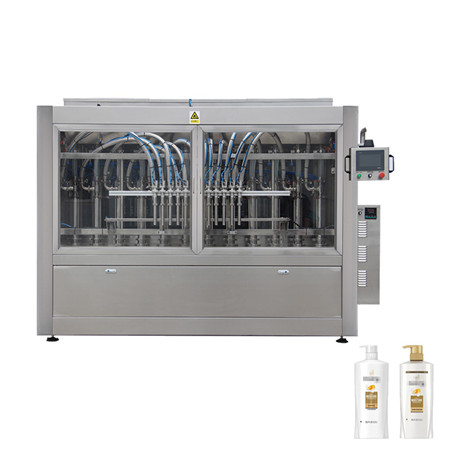 Makinë mbushëse automatike e lëngjeve të lëngshme / Shampo detergjent vaji shishe dezinfektues Makinë paketimi etiketuese e mbushjes me sapun të lëngshëm zbardhues 