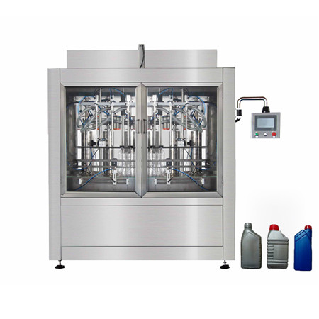 2019 Makina më e fundit për mbushjen e qeseve të pijeve me lëng të lëngshëm, Makinë mbushëse e mbyllës së nxehtësisë gjysmë automatike me 8 hundë për qumështin e ujit. 