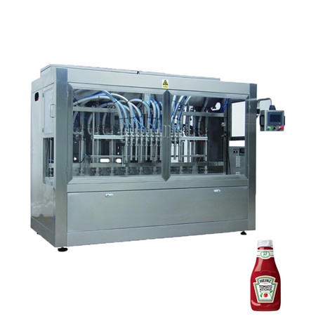 Linja Automatike e Prodhimit të Lëngut Ujë i Pastër / Vaj Gatimi CBD / Salcë / Mjaltë / Qumësht / Makinë Mbushëse e Mbushjes së Pastës së Domatit 