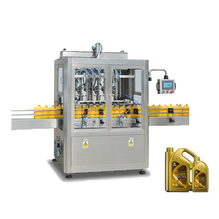 Lloji linear 12 Makina mbushëse e vajit Canola viskoze të mbushjes së vajit Prodhuesi Makineri paketimi të lëngjeve të shisheve plastike 