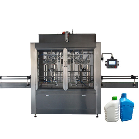 Linja automatike e mbushjes së lëngjeve të shisheve të qelqit me pije automatike Makineria e prodhimit 